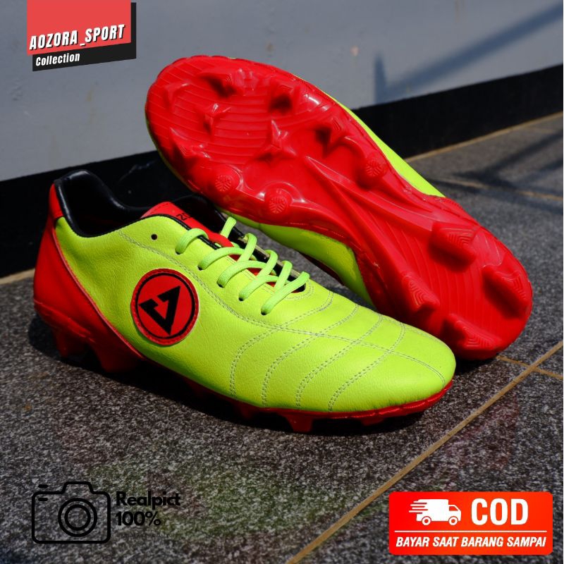 sepatu bola terbaru Aozora original bahan kulit kangguru asli berkualitas tinggi nyaman dipakai