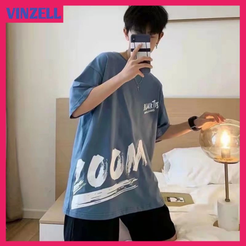 T-SHIRT ZOOM OVERSIZE STYLE KOREA 2023-2024 NEW PRIA DAN WANITA LENGAN PENDEK JUMBO BIG SIZE ALL SIZ