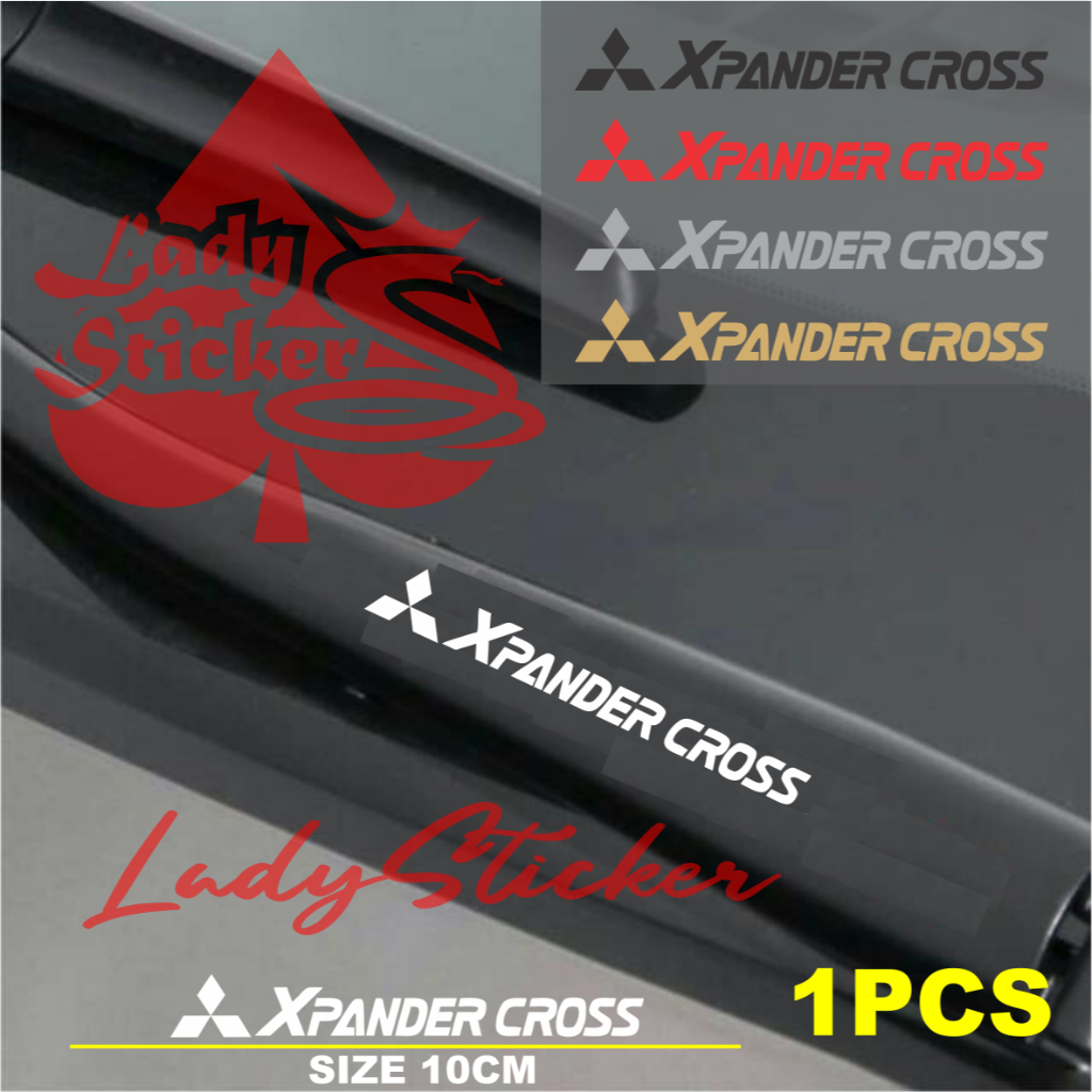 Sticker variasi wiper talang air mobil xpander cross cutting aticker wiper talang air mobil mitsubis
