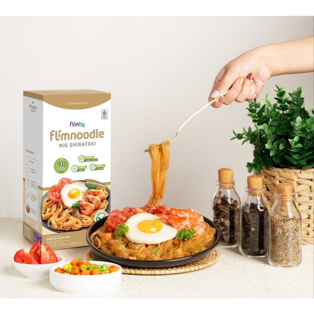 

Flimnoodle Mie Shirataki (Tanpa Proses Goreng) - 1 Pcs