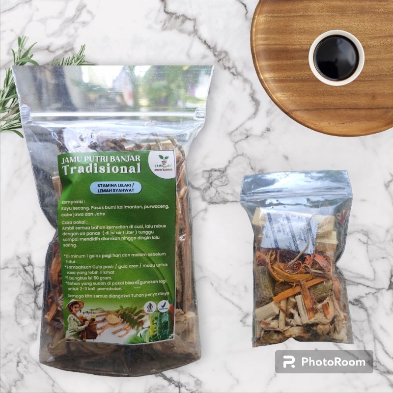 Wedang rebus Lelaki Dayak Kalimantan obat sakit pinggang dll 50 gram bisa 3 kali pakai