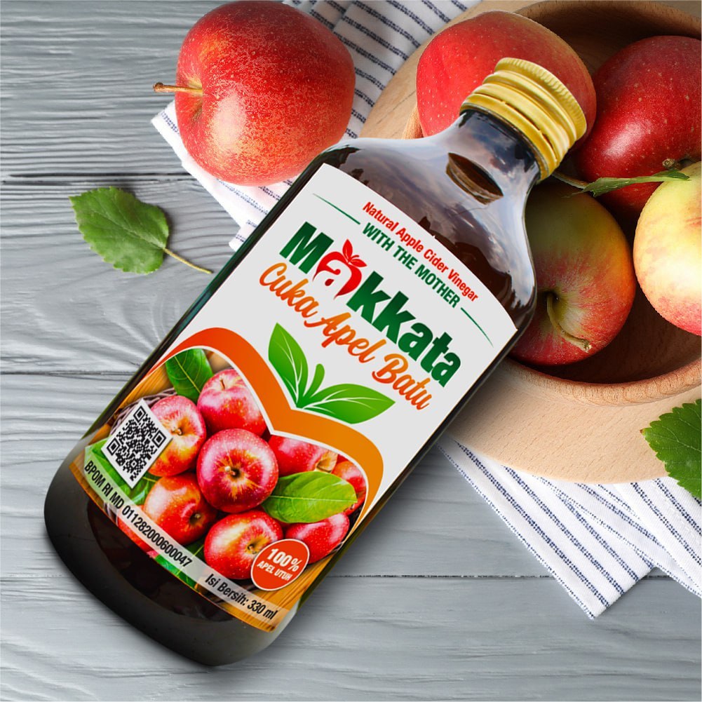 

Cuka Apel Makkata Vinegar With Mother Original Untuk Batu Empedu Diet Dan Kesehatan