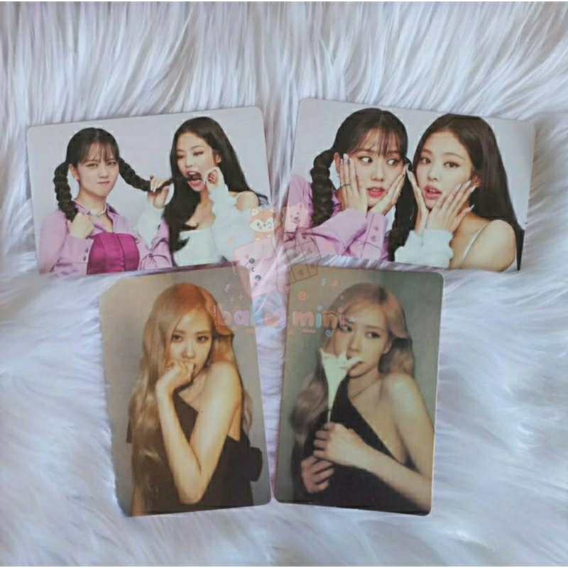 PC Photocard Blackpink 2022 Welcoming Collection JISOO JENNIE ROSE
