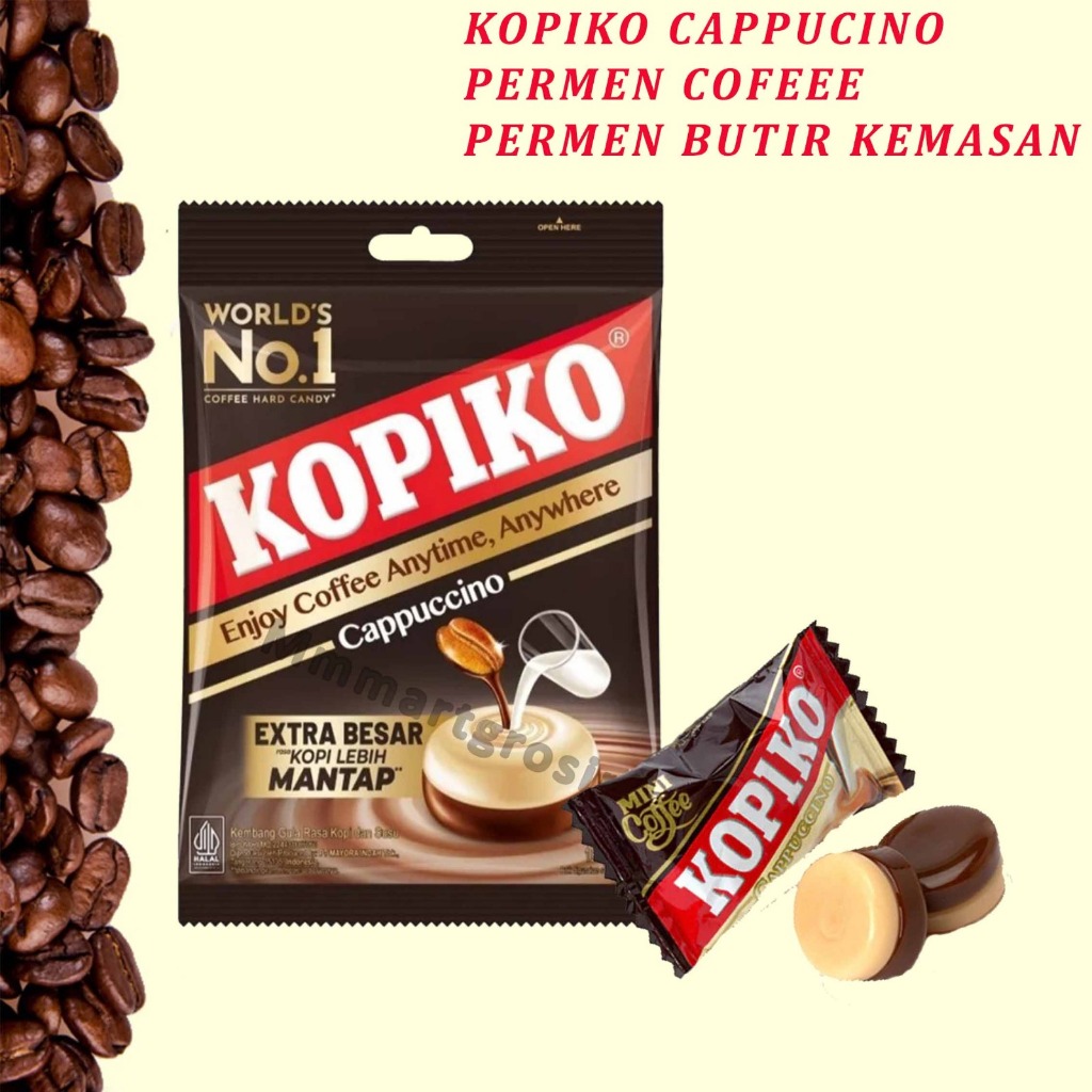 

Permen Kopiko / Permen Coffee / Permen Kopi Rasa Cappucino / 105gr