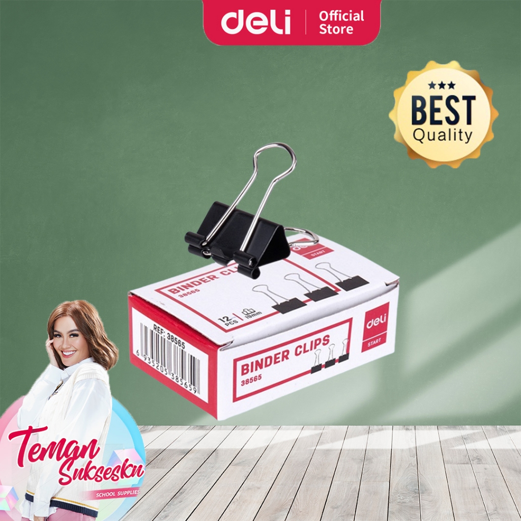 

Deli Binder Clip 19Mm bebas karat E38565