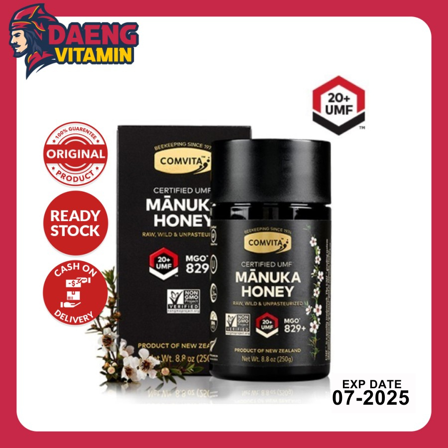 

Comvita Manuka UMF 20+ 250g Madu Asli 100% Murni Alami Original New Zealand 250 g