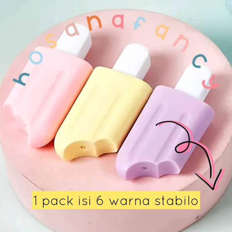 

Stabillo Highlighter ice cream stick --MC157
