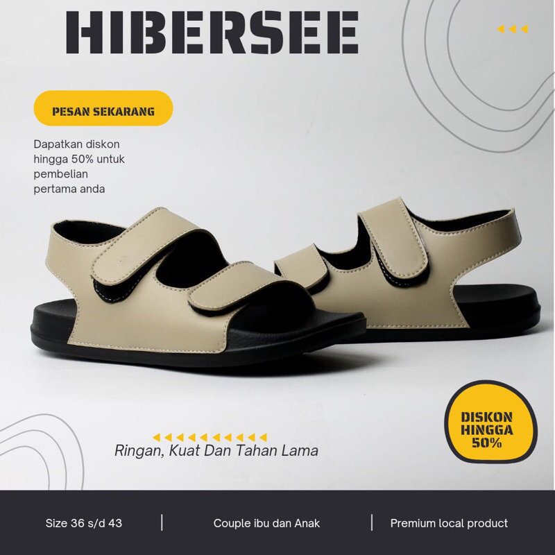 Hibersee - Manohara - Sandal Wanita Gunung Platform