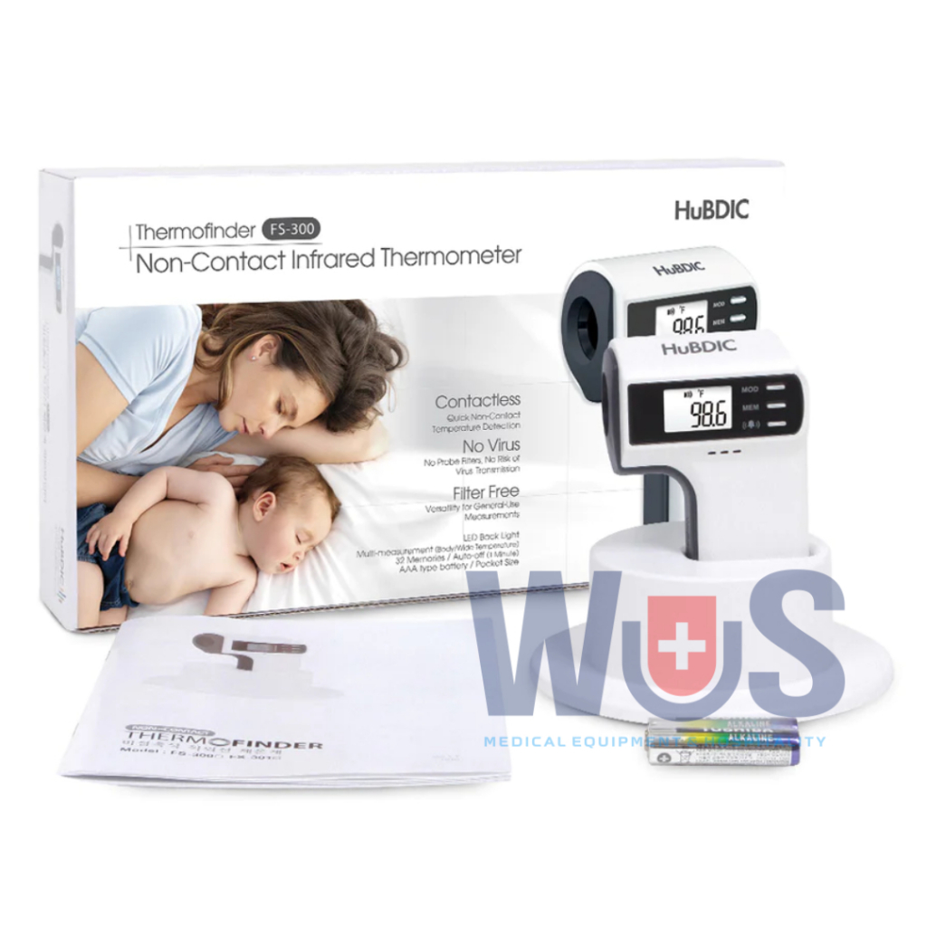 Termometer Hubdic FS 300 Infrared Non Contact Thermometer Alat Ukur Suhu Tubuh