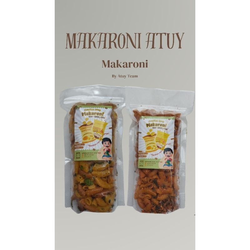 

(PROMO) Makaroni Atuy (110gr) home made, renyah, enak