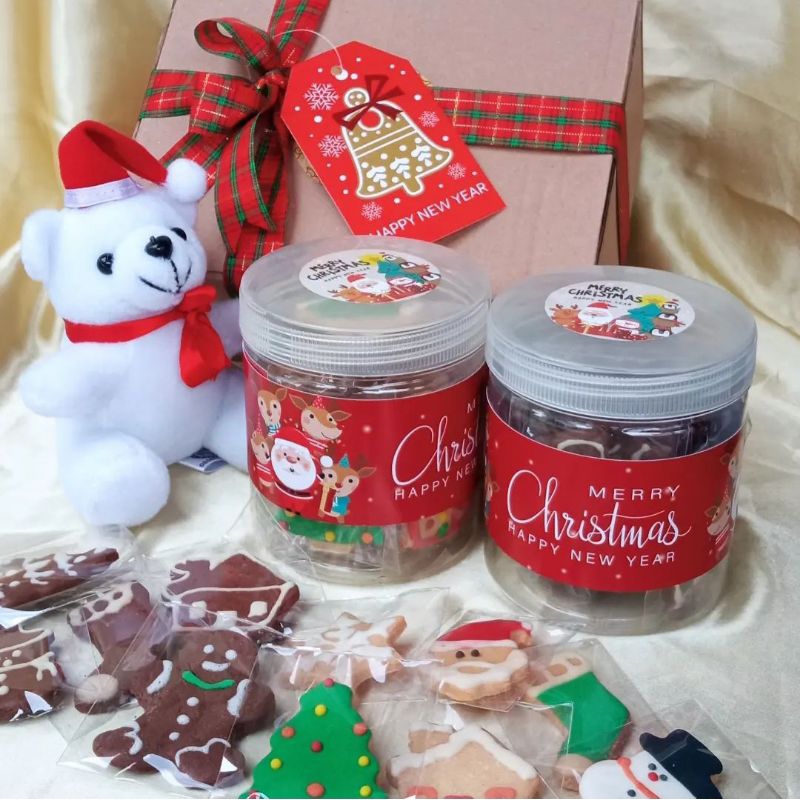 

Hampers Natal kue kering karakter Christmas souvenir natal