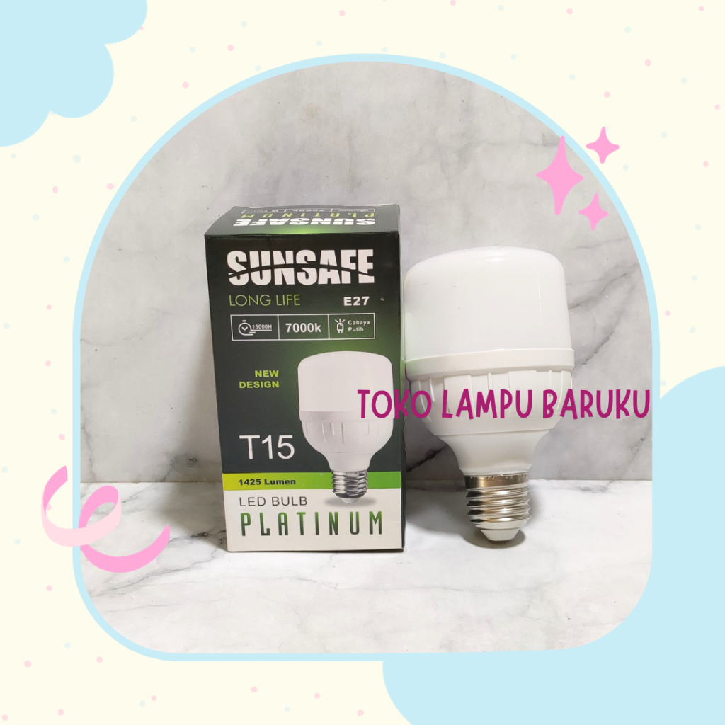 Sunsafe Platinum Lampu LED 15 Watt
