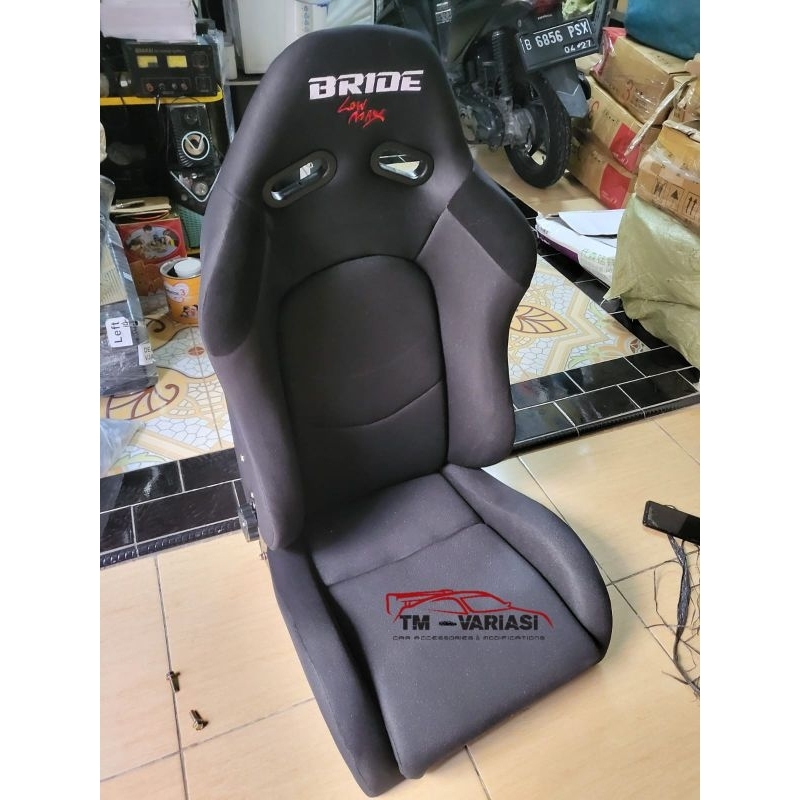 Jok Mobil Racing Bride Hitam Import Model Low Max