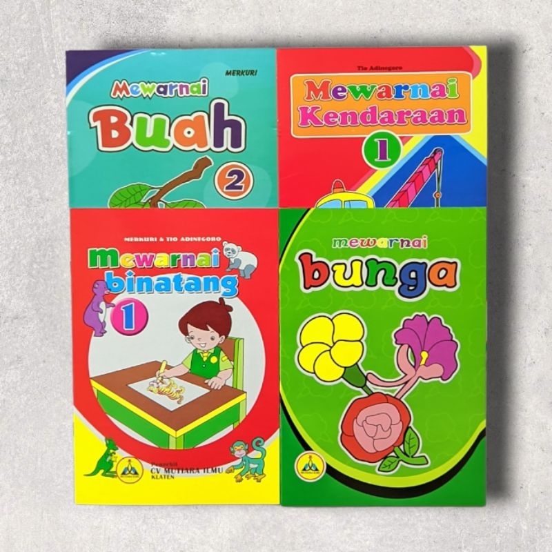 

Buku Mewarnai Anak untuk PAUD/TK (Sedang)