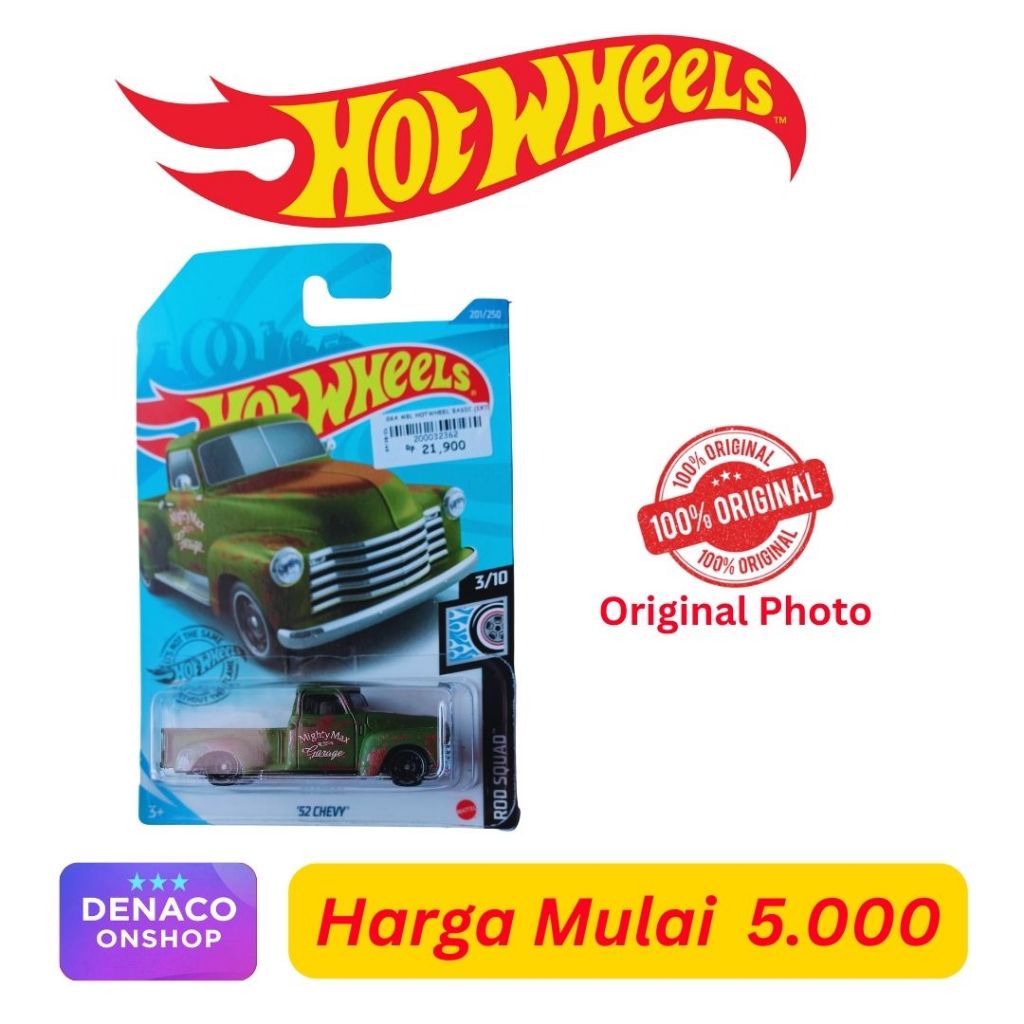 Hot Wheels 52 Chevy Hot Wheels Mattel Original