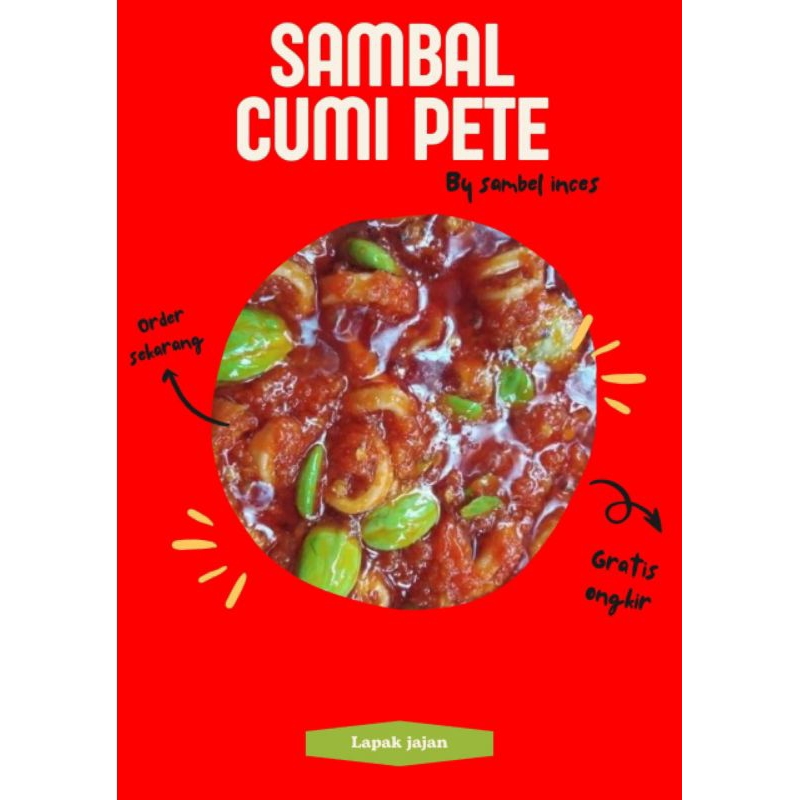 

SAMBAL CUMI PETE PEDAS HOT BY SAMBAL INCES