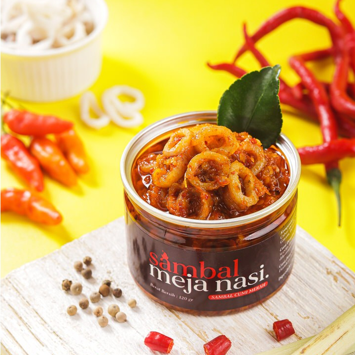 

Sambal Cumi Merah - Sambal Meja Nasi