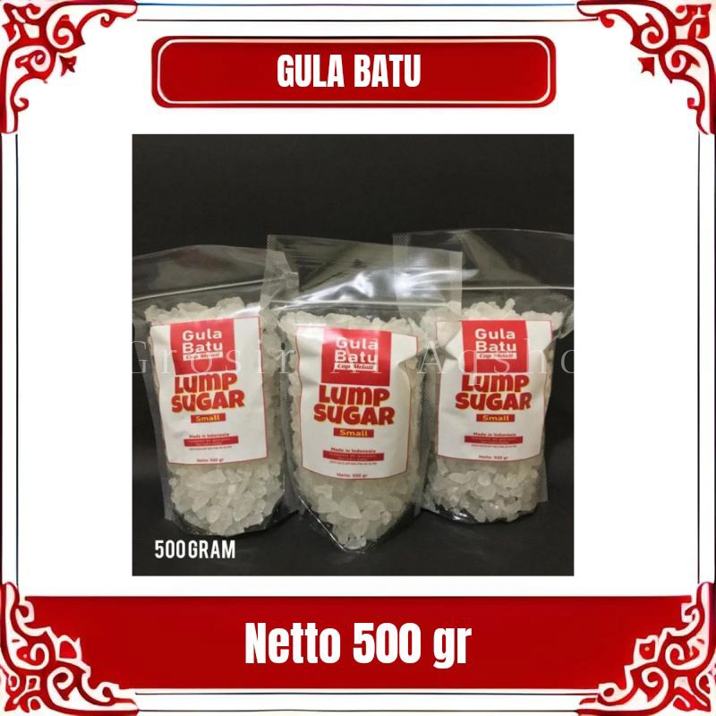 

GULA BATU LUMP SUGAR 500GR/PERMEN GULA/MANISAN KERAS/GULA KRISTAL/PENINGKAT