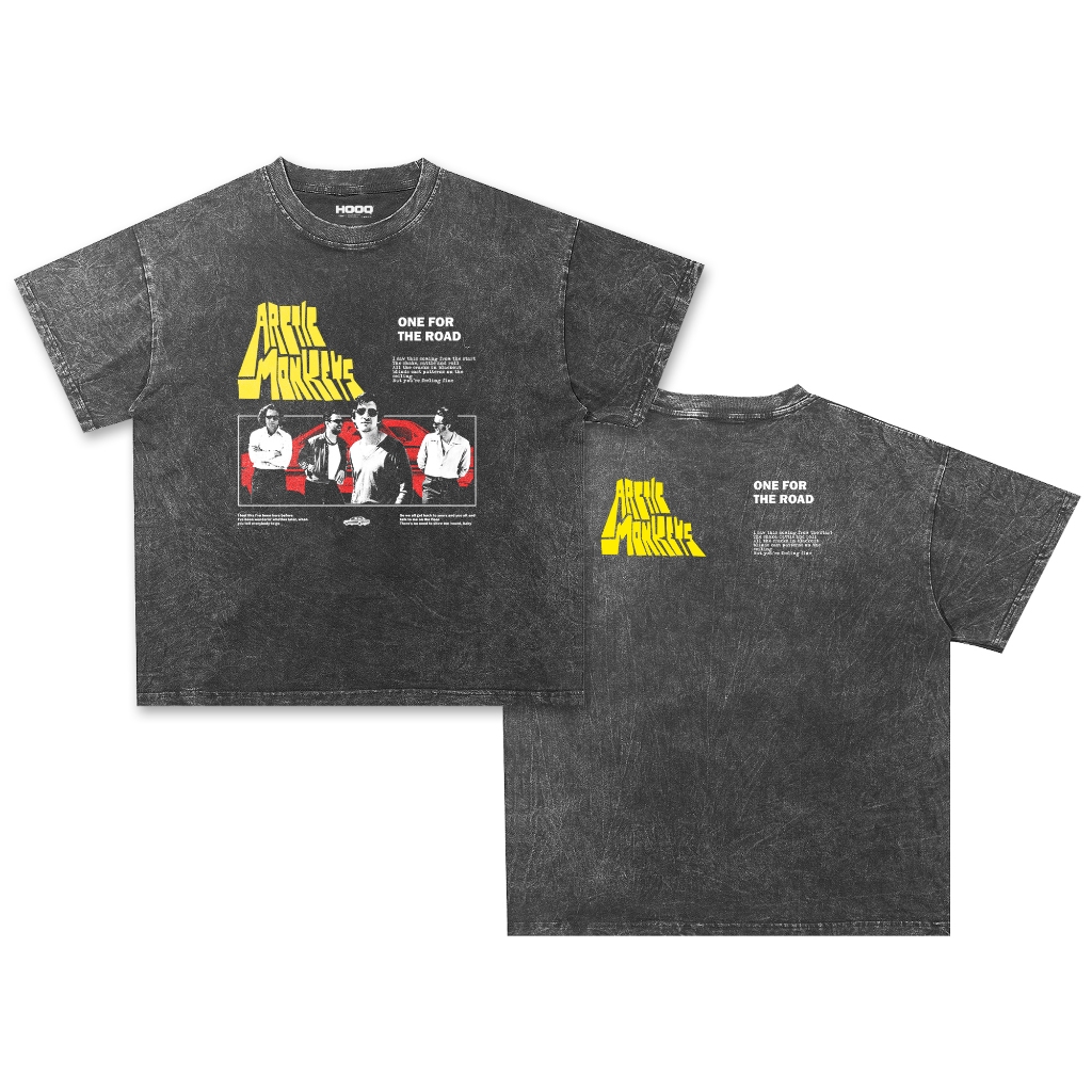 Arctic Monkey T-shirt Oversize Washing Stonewash Arctic Monkeys tee
