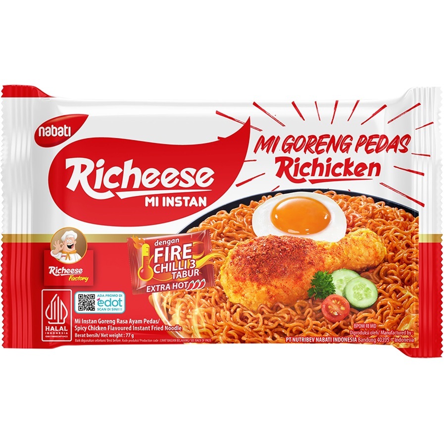 

Richeese Mi Goreng Pedas Richicken 77gr