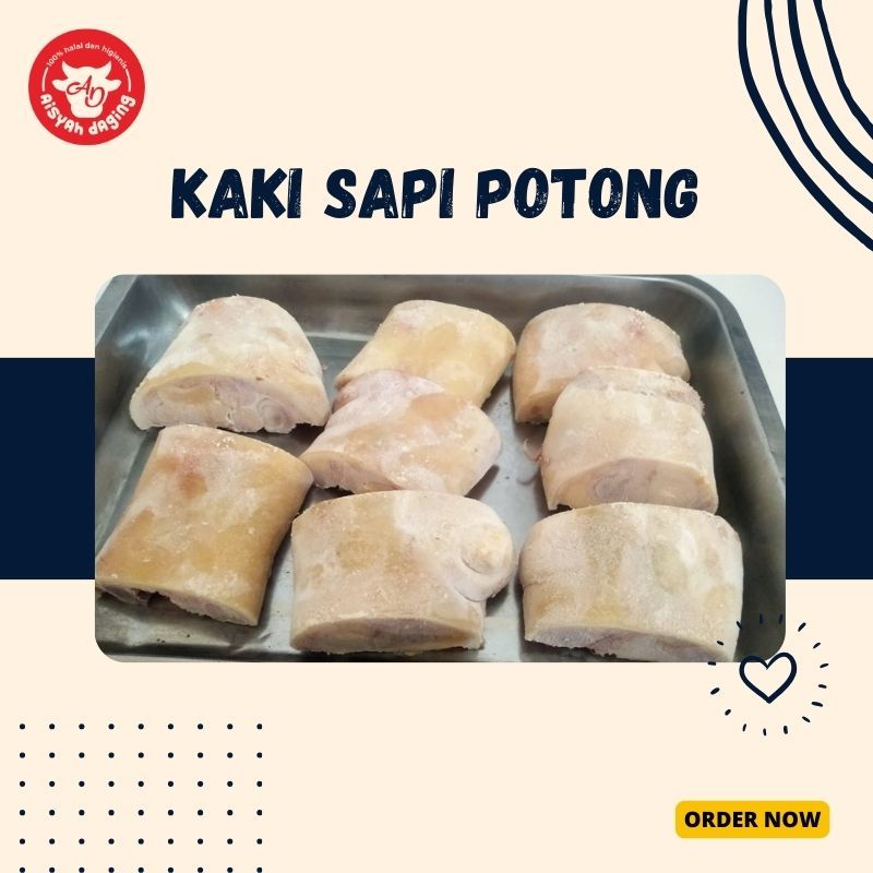 

Kaki Sapi Potong 1 Kg | Aisyah Daging