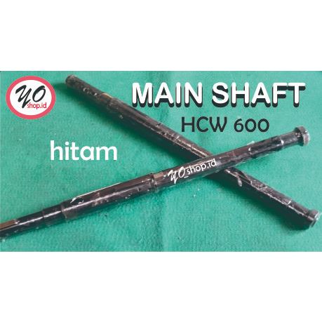 MAIN SHAFT HC 600/ SHAFT ROLL PENDEK HC 600 (HITAM - PUTIH)