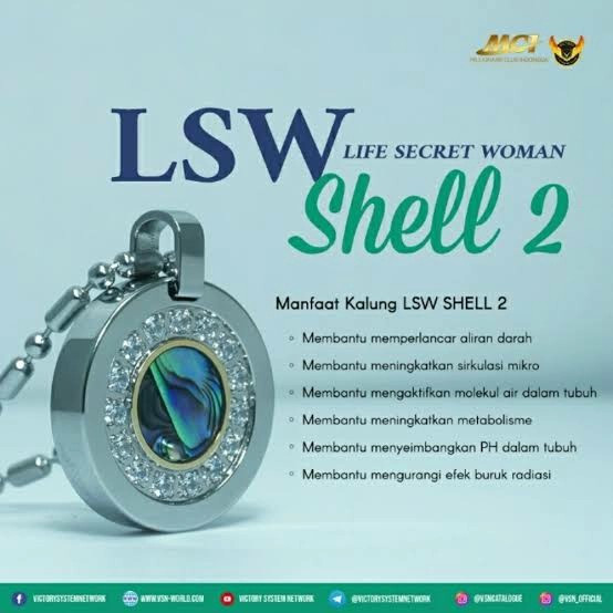 Kalung Kesehatan LSWK SHELL Versi 2 ORIGINAL MCI MGI