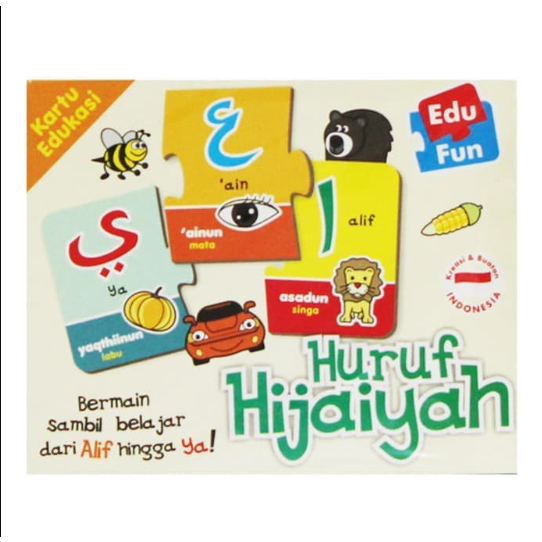Kartu Edukasi Huruf Hijaiyah