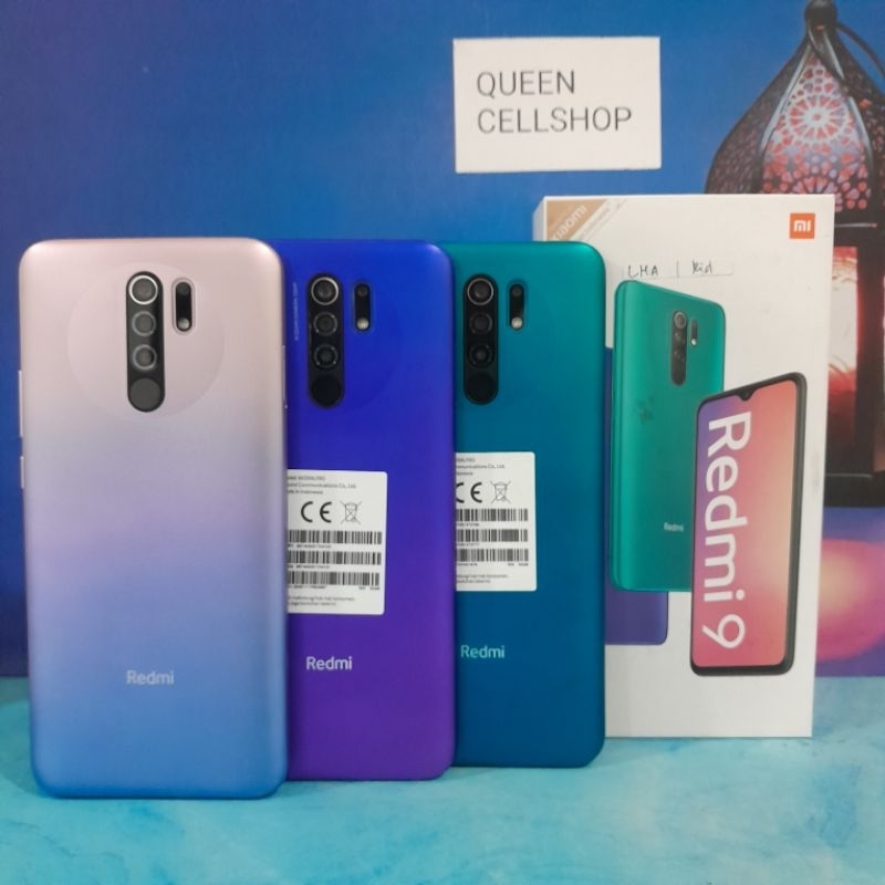 XIAOMI REDMI 9 4/64GB 3/32 SECOND FULLSET BEKAS GARANSI RESMI