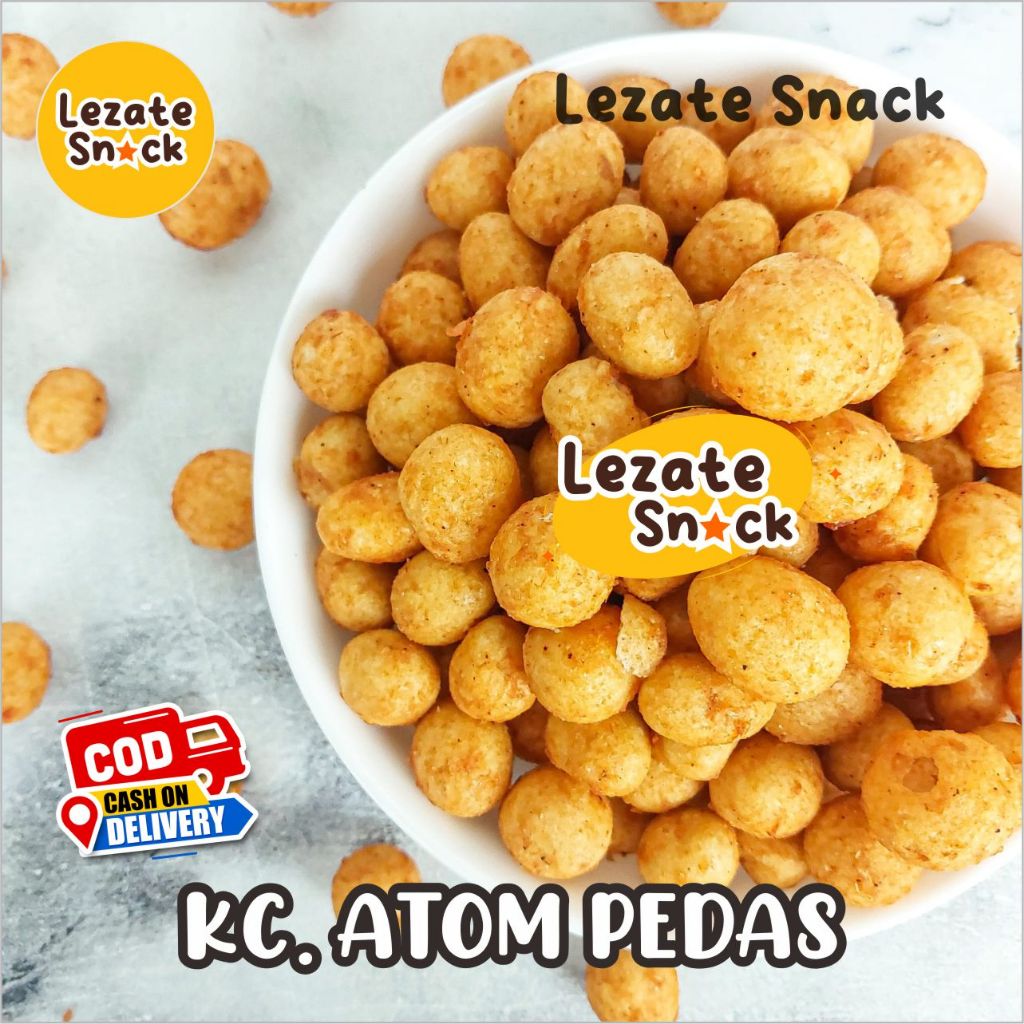 

Kacang Atom Oven Pedas 250GR Enak Murah Renyah / Kacang Atom Kiloan Matador Gangsar Garuda Bledugh Jambu Panda Renyah Gurih LEZATE SNACK