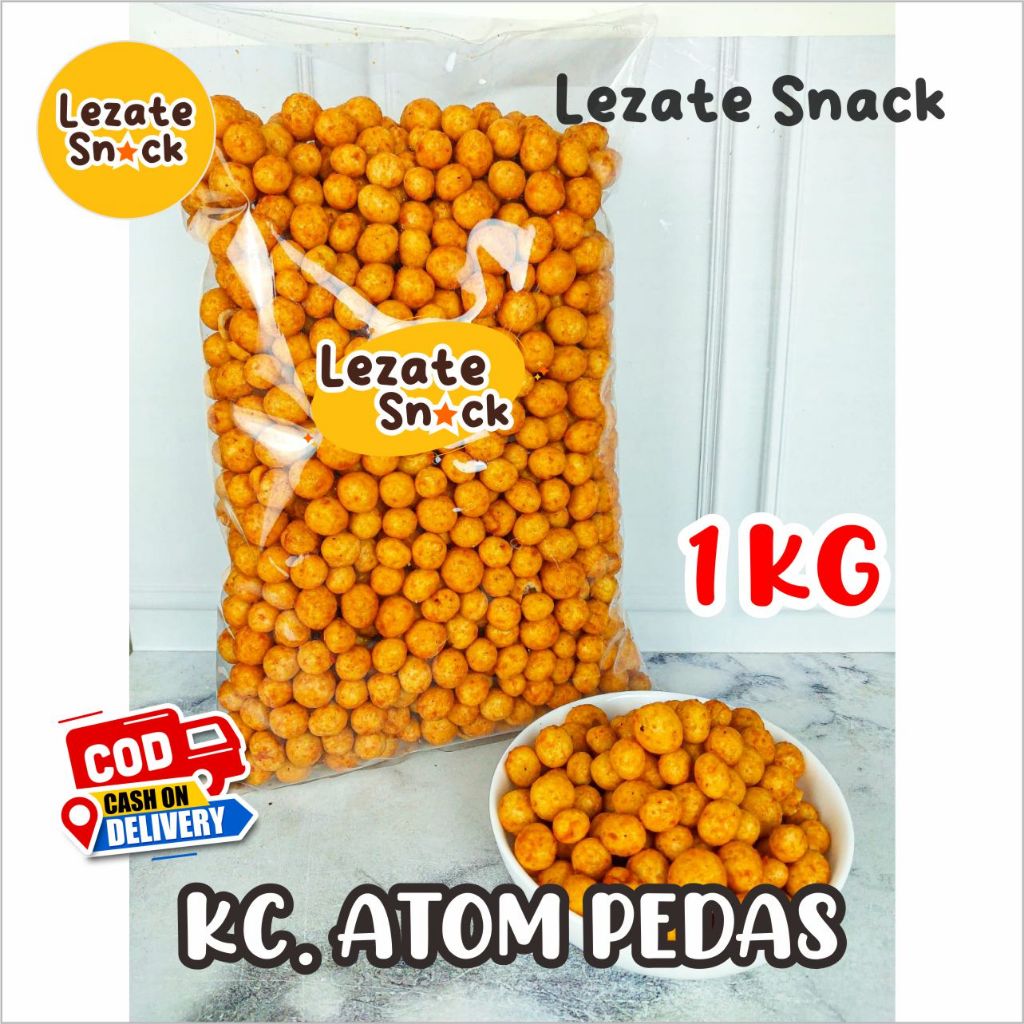 

Kacang Atom Kiloan Oven Pedas 1KG Enak Murah Renyah / Kacang Atom Matador Gangsar Garuda Bledugh Jambu Panda Renyah Gurih Original WAP SNACK