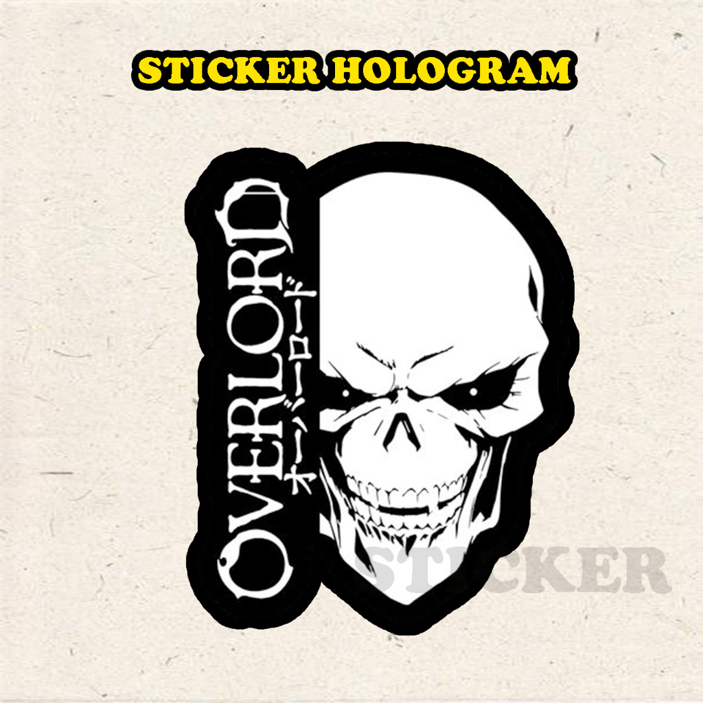 

Stiker Hologram Overlord ukuran 7 cm