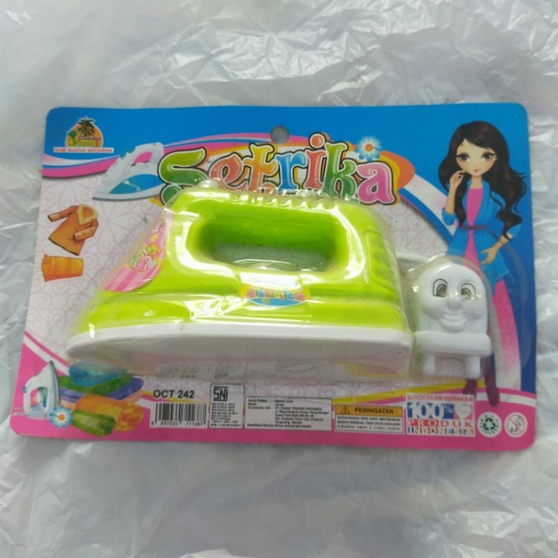 Mainan seterika seterikaan cewek setrika baju