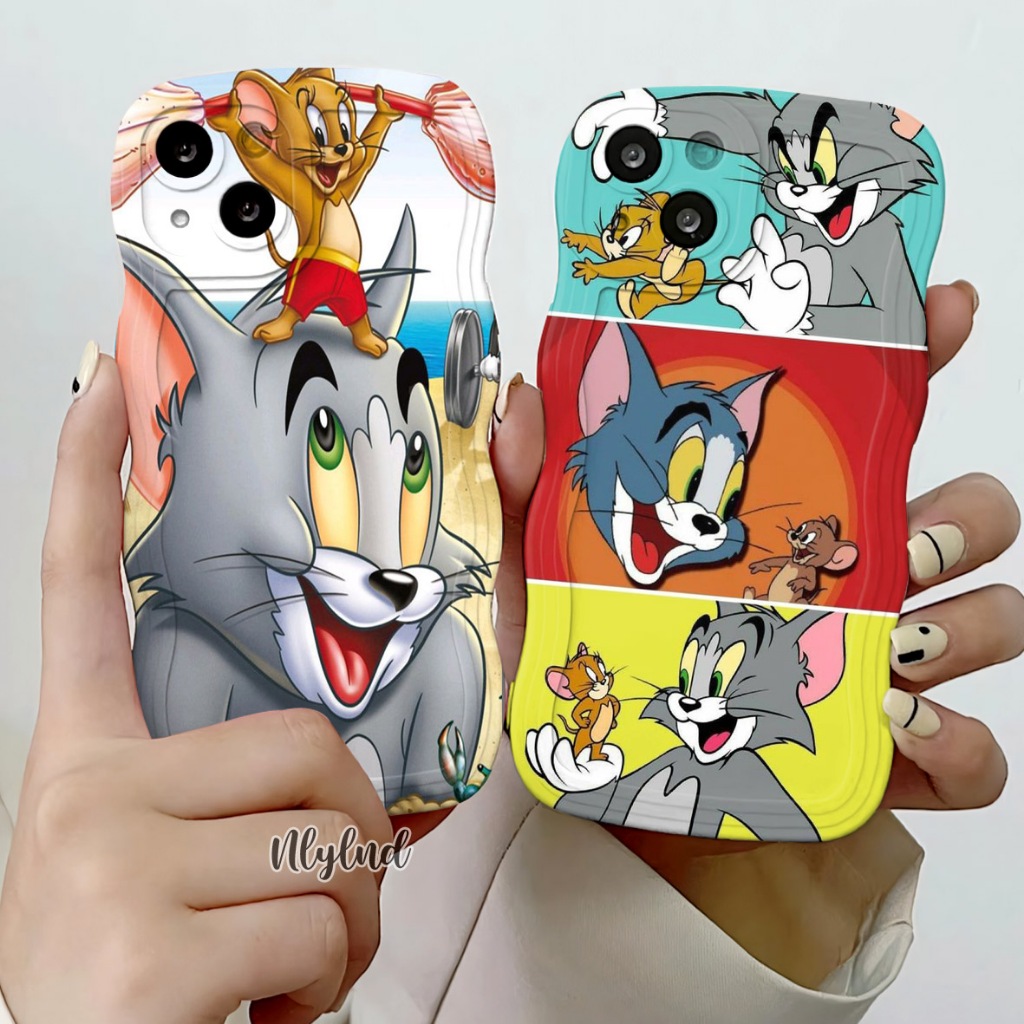 Case Tom And Jerry Tipe Hp Samsung A05 A05S A22 4G A02S A04 A13 4G A52 A51 A32 A14 A53 5G  / Softcas