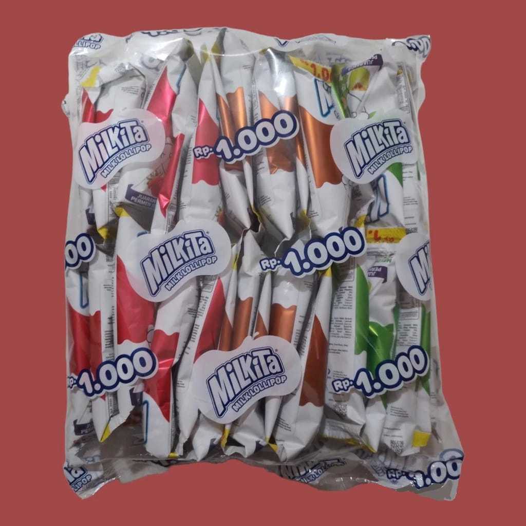 

SS - 1 Pack isi 30pcs Milkita Susu Lolipop / Milkita Susu