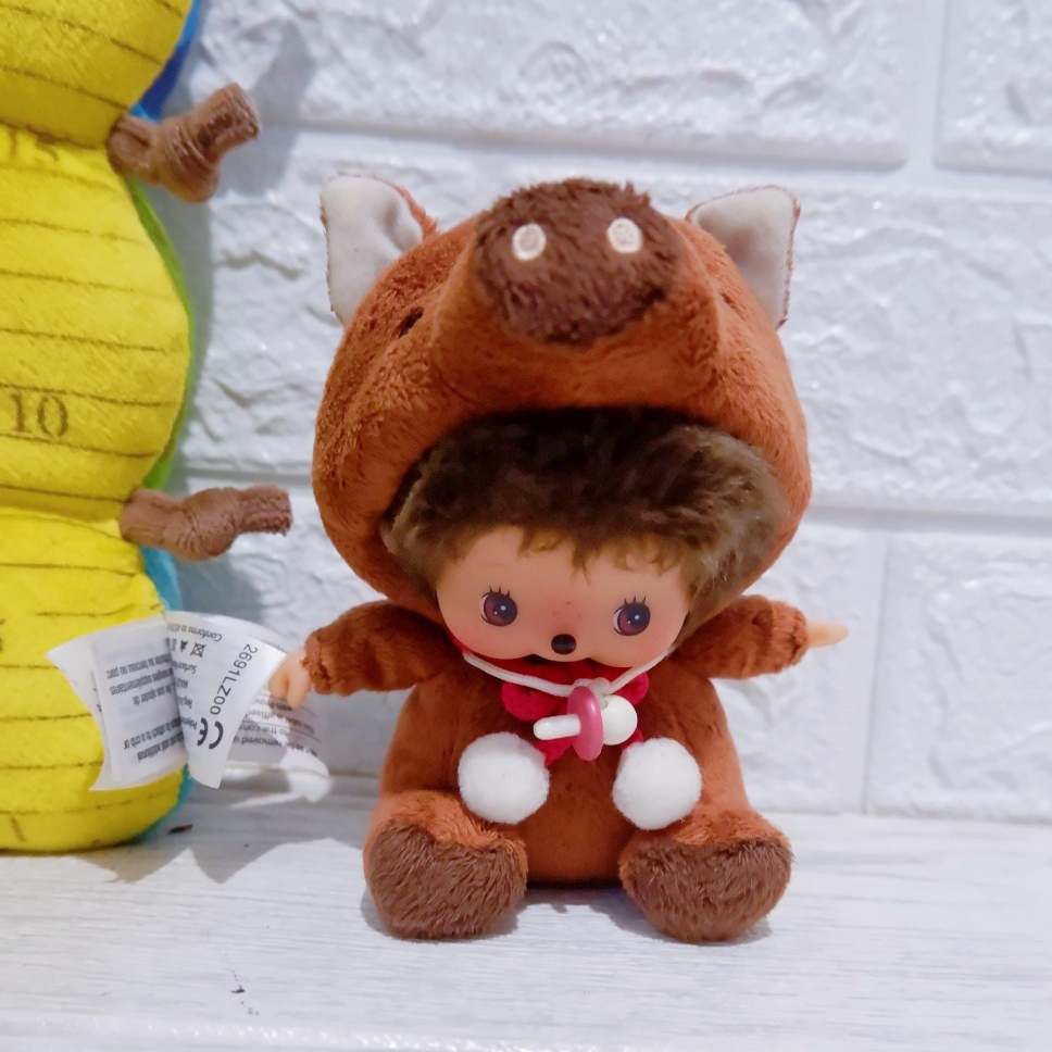 Boneka monchici monchichi kostum ori sekiguchi