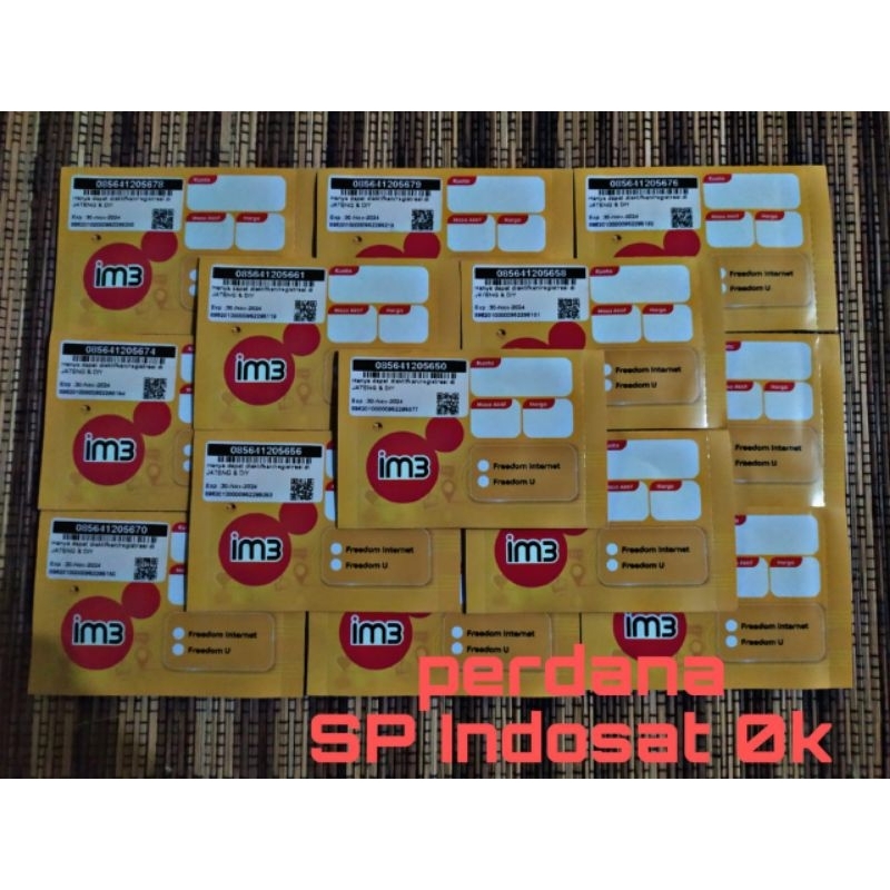 perdana indosat 0k