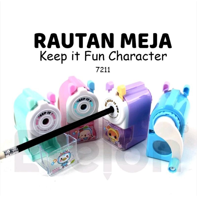

Serutan Duduk Putar Meja Rautan Sharperner Kotak Kecil