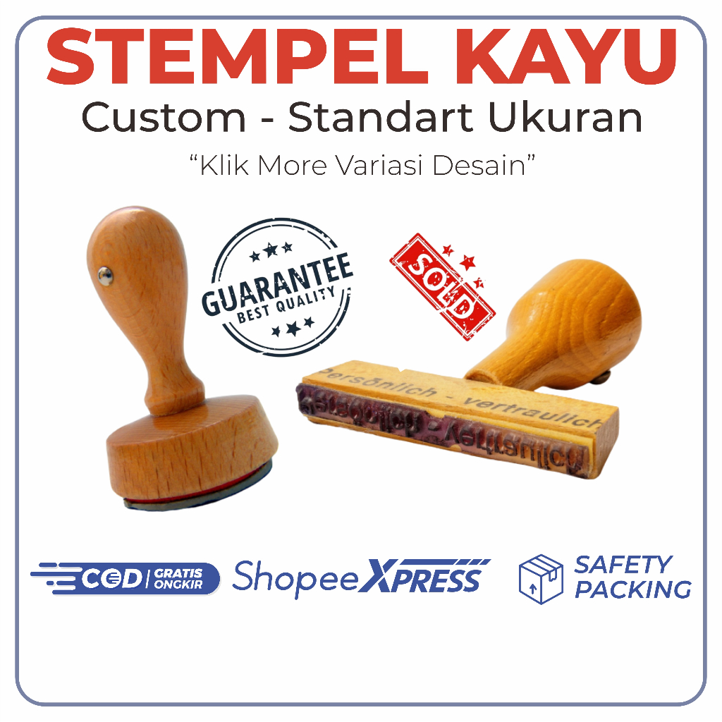 

CETAK STEMPEL KAYU | FREE DESAIN | STANDART UKURAN