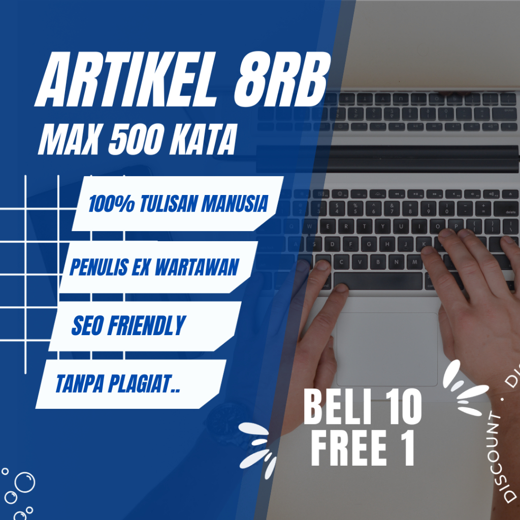 Jual Artikel Blog Murah Sesuai SEO Lintas Niche 8rb Promosi Gratis 1