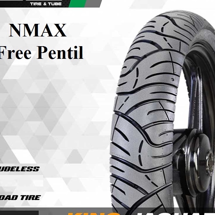 Stok Baru Ban NMAX Kingland 130/70-13 Jaguar Free Pentil Tubeless Ban Belakang NMAX Ring 13.