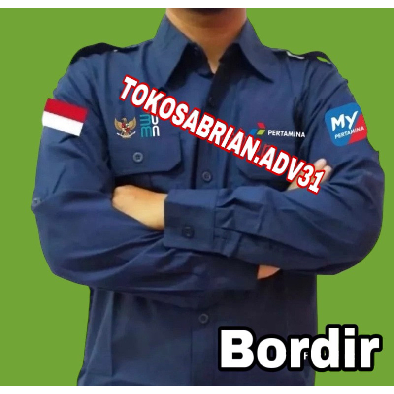 Kemeja Pertamina Baju Pertamina Kemeja SPBU Baju SPBU Seragam Pertamina Kemeja Pertamina BUMN