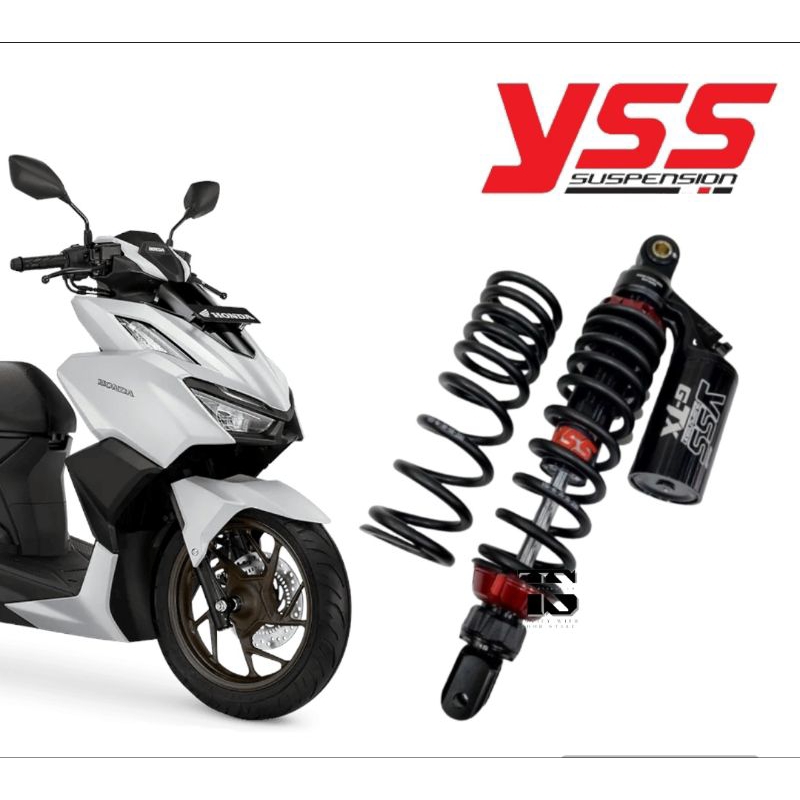 Shockbreaker YSS GT-X Vario 160 // Shock Vario 160 YSS GT-X Black Matte Series Original YSS For Vari