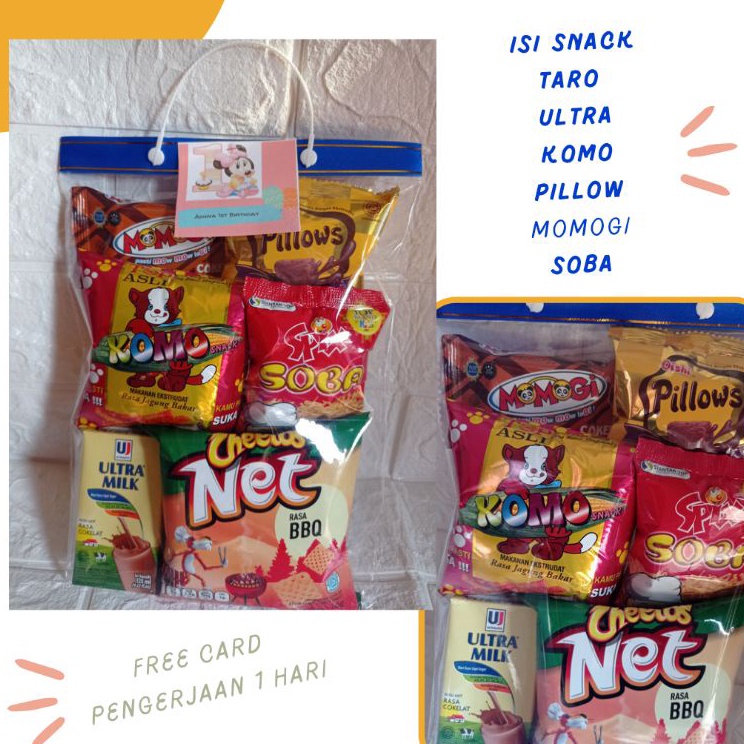 

Bingkisan Ulang Tahun anak/Paket Ulang Tahun anak/Souvenir Ulang Tahun anak/paket snack ultah