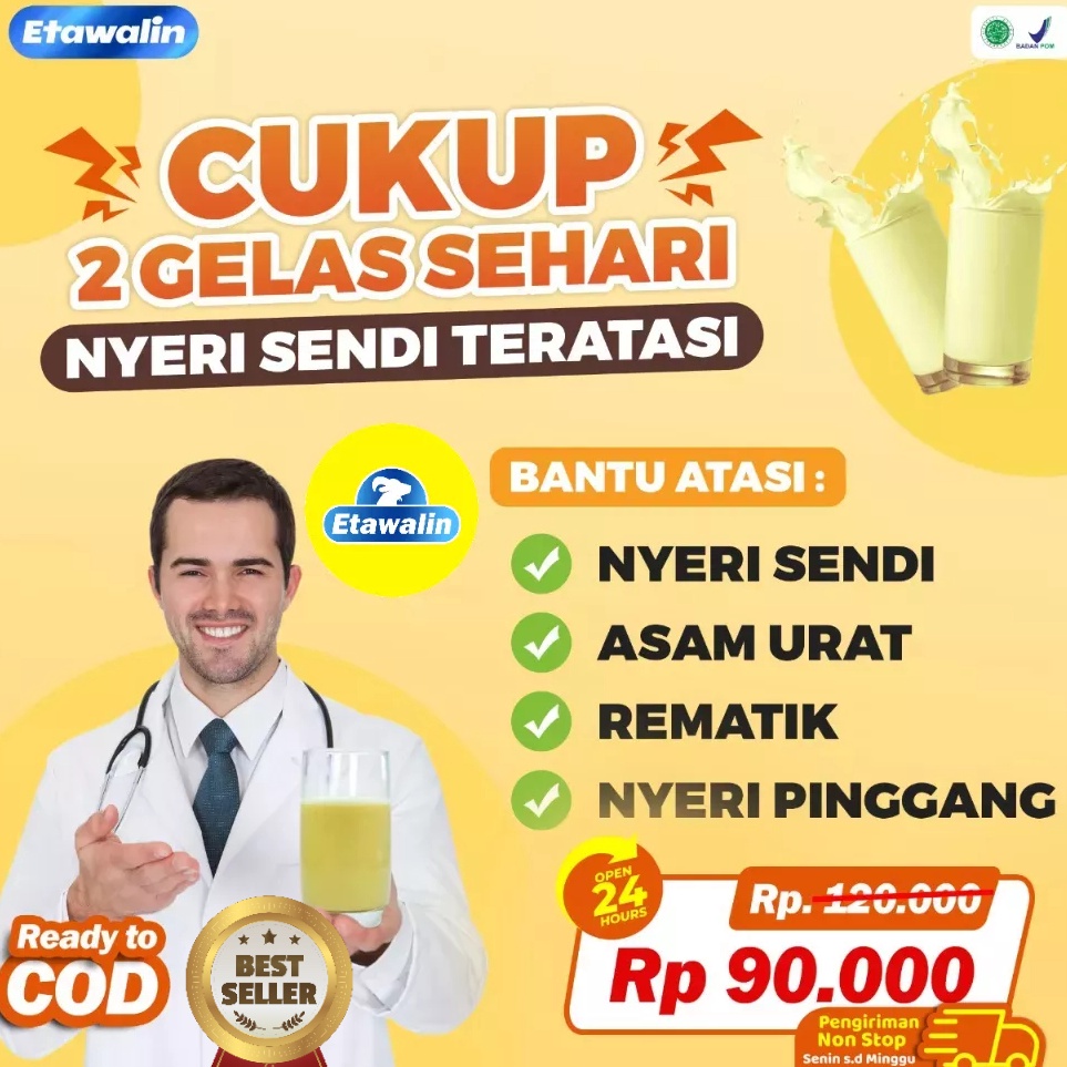 

Etawalin – Susu Kambing Etawa Tingkatkan Kepadatan & Kesehatan Tulang Sendi Susu Anti Pengapuran Sendi Asam Urat Rematik Reumatik Nyeri Sendi Cocok Untuk Lansia Medjool Store