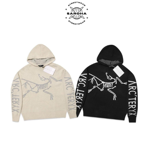 ARC'TERYX LOGO KNIT HOODIE