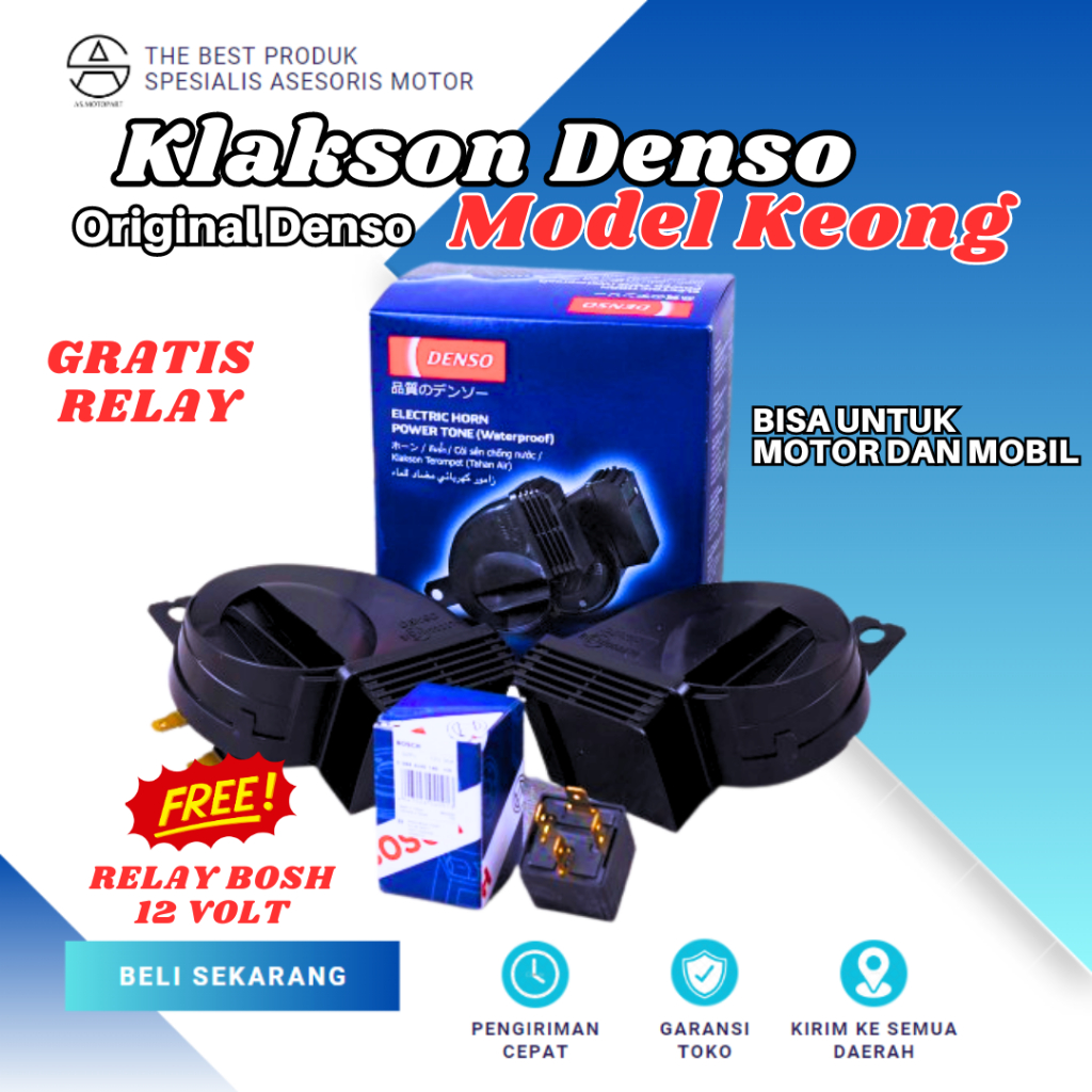 KLAKSON DENSO KEONG KLAKSON DENSO MODEL KEONG KLAKSON KEONG DENSO WATERPROOF KLAKSON MOBIL MOTOR