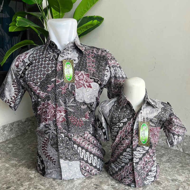 Baju Batik Couple Ayah Anak