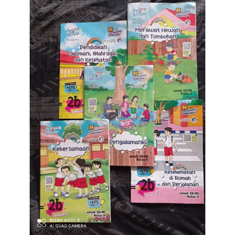 LKS SD SEKAR KELAS 2 K. 13,TEMA 5 , TEMA 6 , TEMA 7 , TEMA 8, PJOK, CV GRAHA PUSTAKA