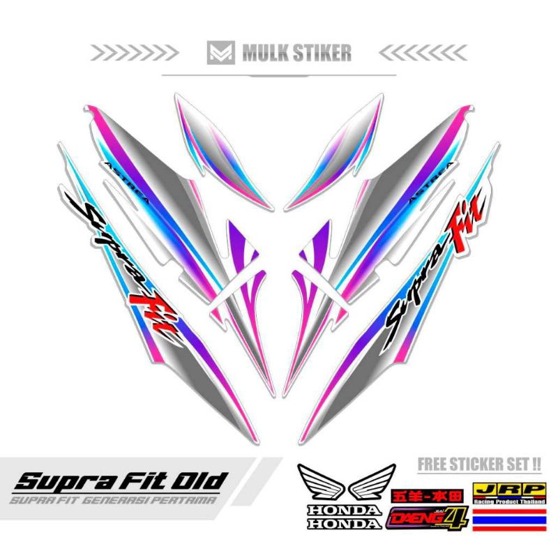 STRIPING SUPRA FIT LAMA MOTIF 35 / OLD / SETIKER / STRIOING / STIPING / SETR STIKER SUPRA FIT / STIC